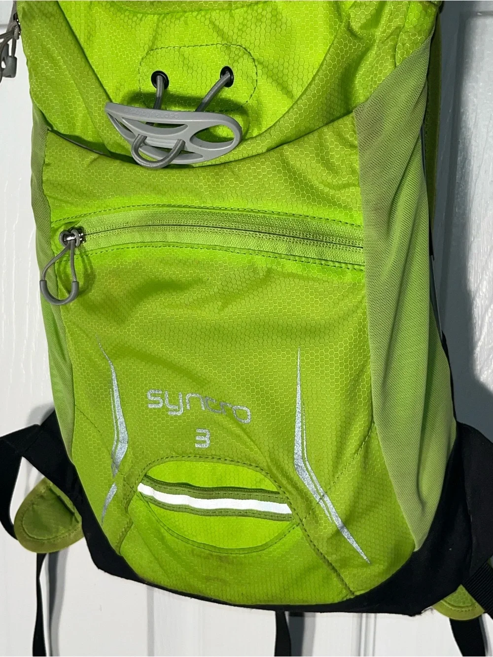 Osprey Syncro 3 Medium/Large M/L Velocity Green Hiking Biking Hydration Pack Bag
